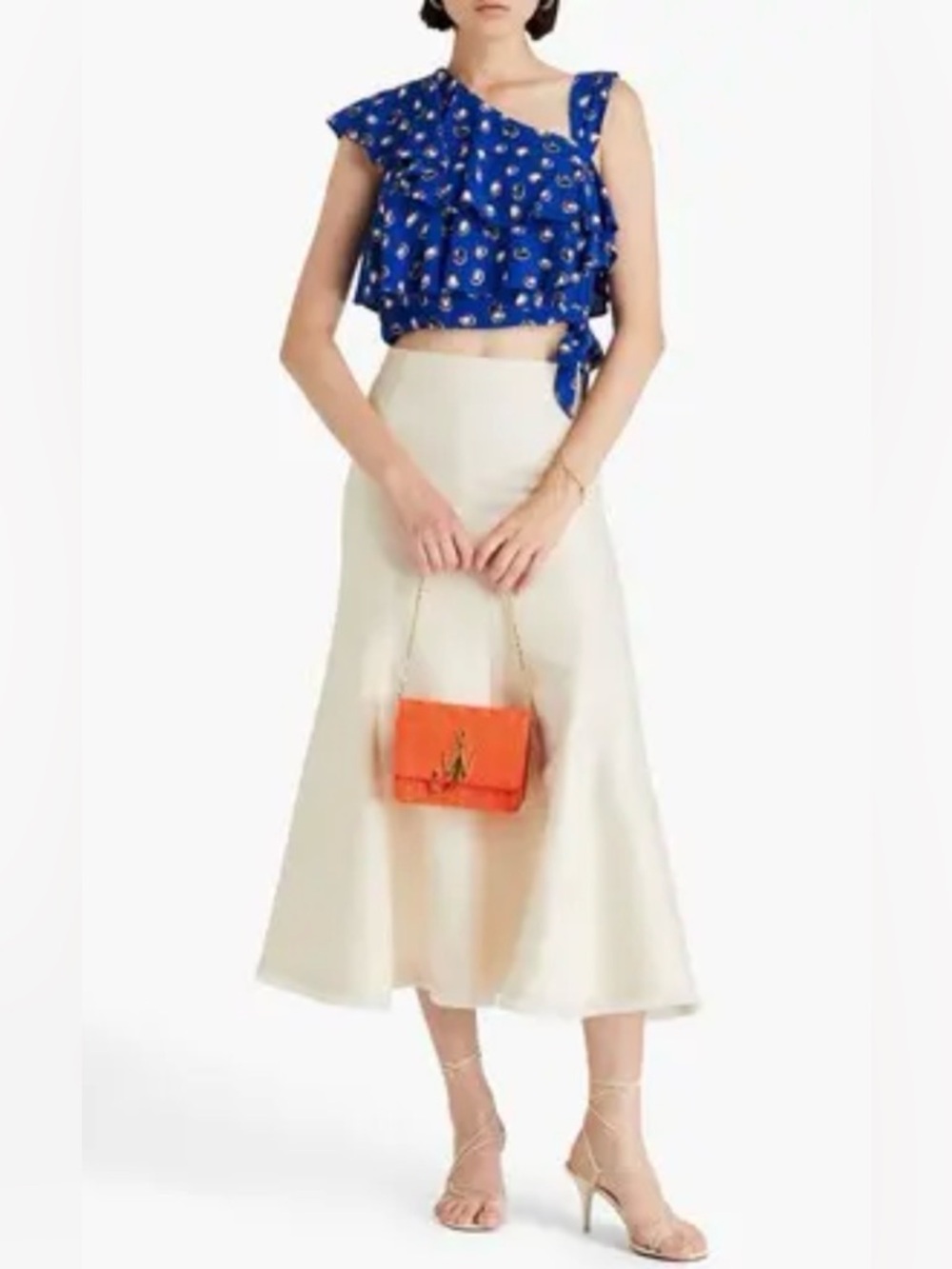 NWT DIANE VON FURSTENBERG Chase blouse tiered S $298